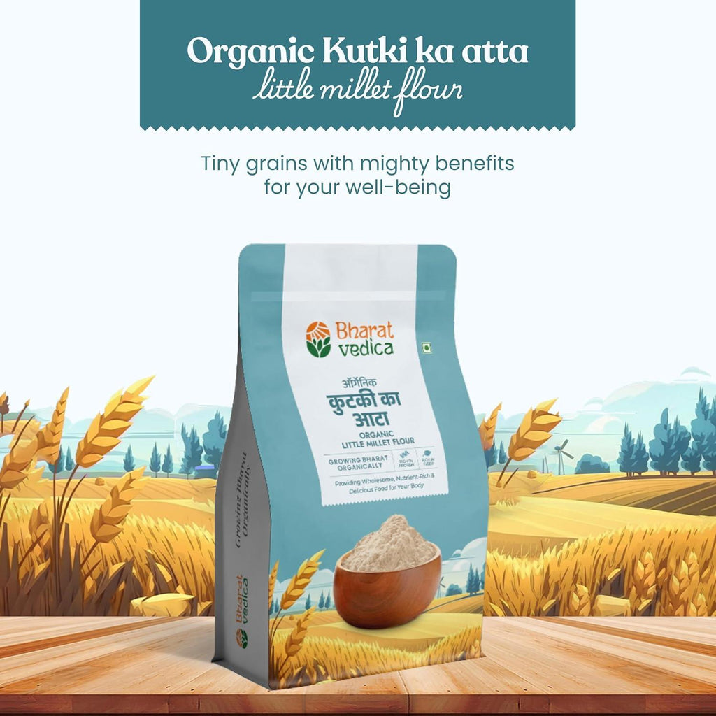 Bharat Vedica Organic Little Millet Flour - Organic kutki ka Atta - Distacart