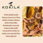 Kokila Bridal Special Premium Gold Mehendi Cones