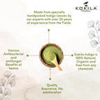 Kokila Indigo Powder 100% Naturals & Organic Hair Coloring, Protects Hair From Damage