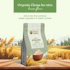 Bharat Vedica Organic Besan Flour - Organic Besan ka Atta - Distacart