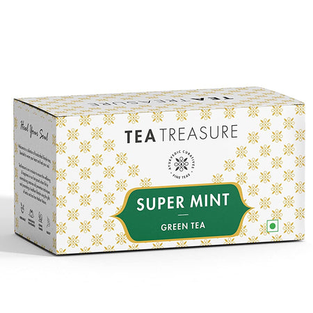Tea Treasure Super Mint Green Tea Bags