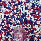 patriotic sprinkles for decoration 06 120 gm