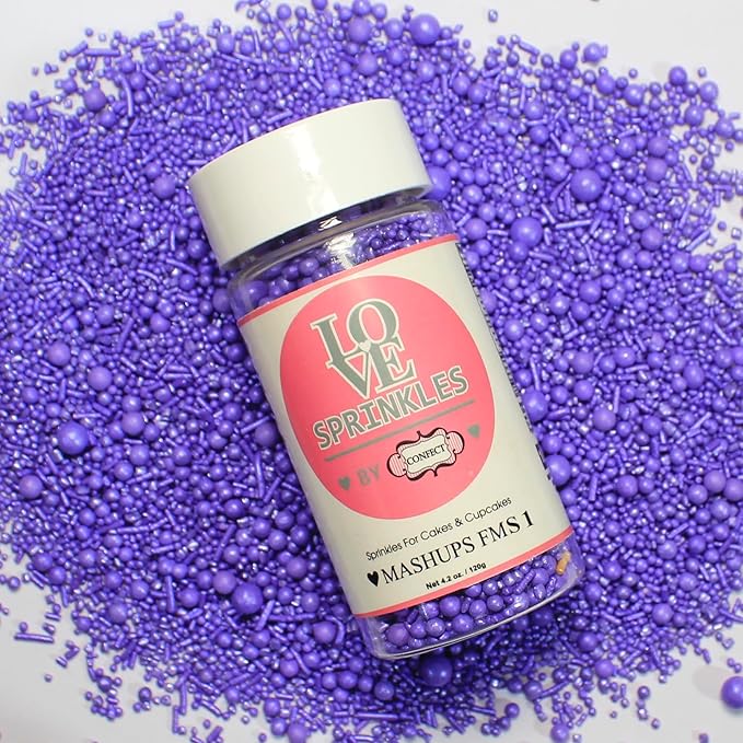 purple sprinkles bottle for decoration bottle 100 g copy