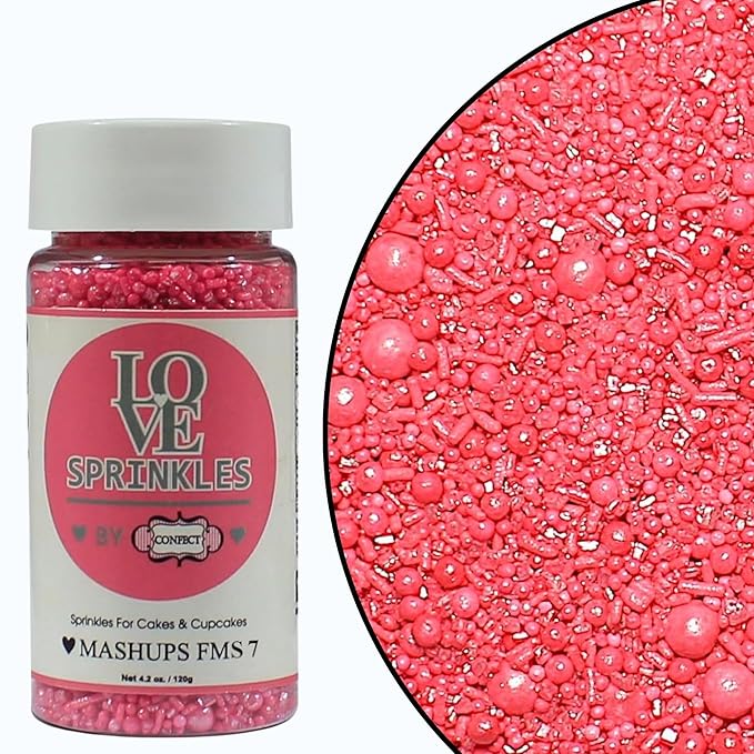 hot pink sprinkles bottle for decoration bottle 100 g