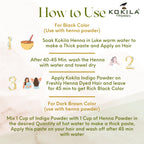Kokila Indigo Powder 100% Naturals & Organic Hair Coloring, Protects Hair From Damage
