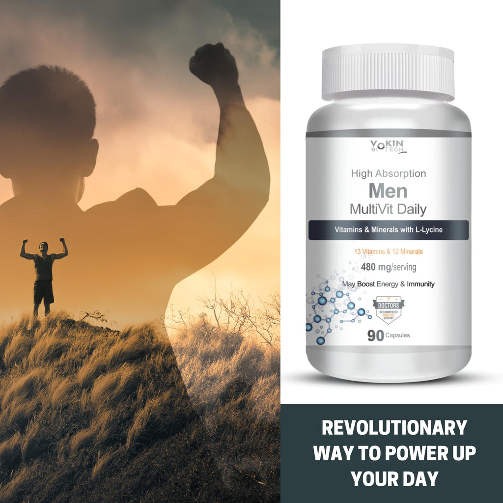 Vokin biotech Women - Multi-Vit Daily - 13 Vitamins & 10 Minerals -Support Boost Energy & Vitality- 767mg Capsules