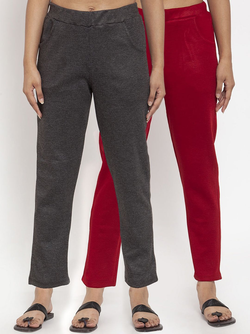 TAG 7 Women Pack of 2 Solid Leggings
