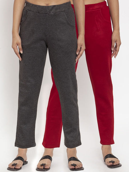 TAG 7 Women Pack of 2 Solid Leggings