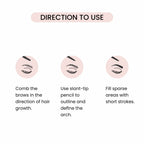 Swiss Beauty Micro Precision Eyebrow Pencil - 04 Grey Black