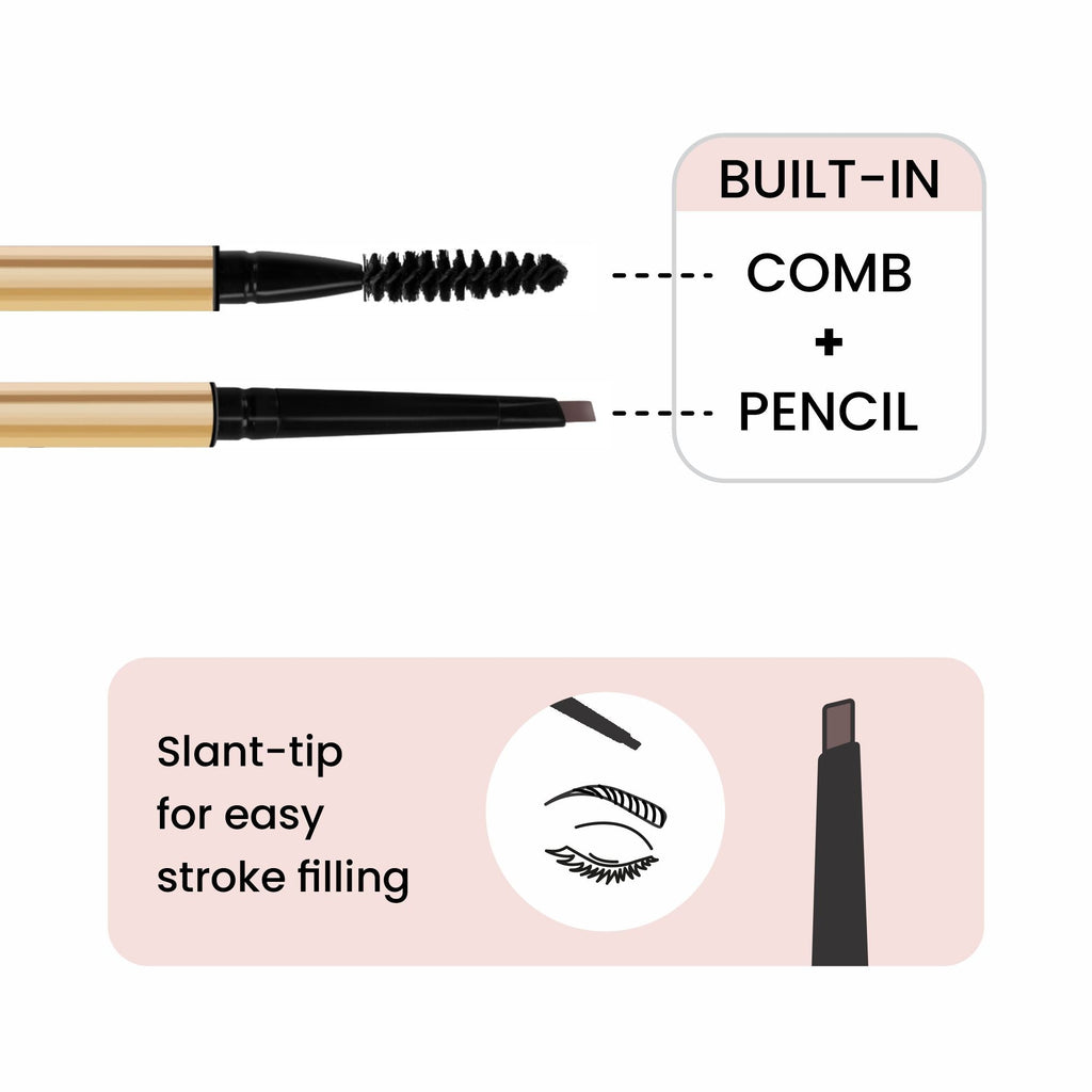 Swiss Beauty Micro Precision Eyebrow Pencil - 04 Grey Black