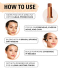 Makeup Revolution Fast Base Stick Foundation - F7 - Distacart