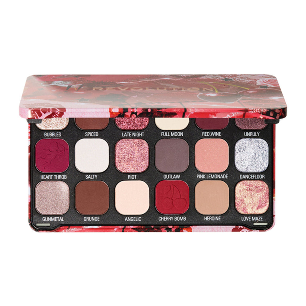 Makeup Revolution Forever Flawless Palette - Cherry Rebel Red