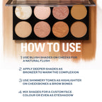 Makeup Revolution Ultra Blush and Contour Palette - Golden Sugar - Distacart