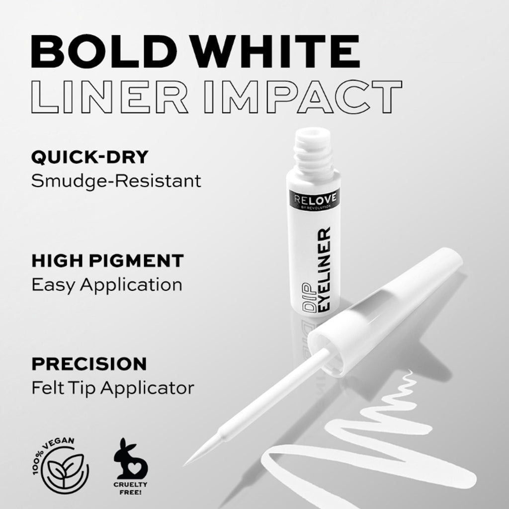 Relove Dip Eyeliner Black - White - Distacart