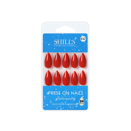 Shills Professional Reusable Press On Nails Almond - SPN632