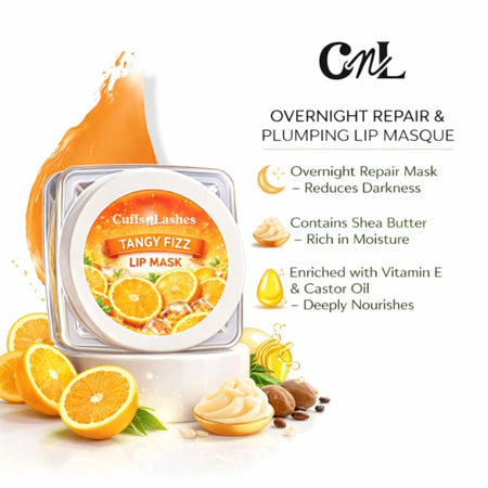 CUFFS N LASHES Lush Lips Intensive Recovery Lip Mask - Tangy Fizz