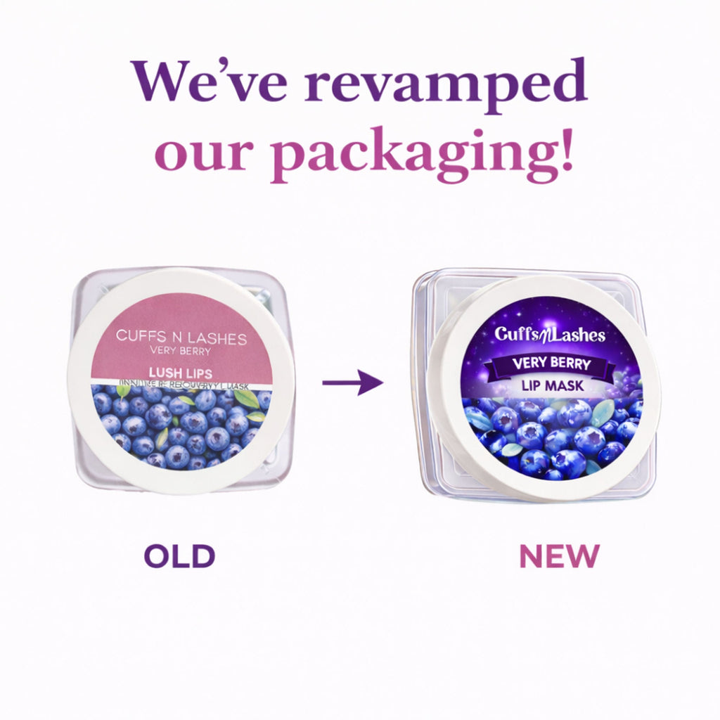 CUFFS N LASHES Lush Lips Intensive Recovery Lip Mask - Very Berry