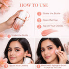 CUFFS N LASHES After Glow Liquid Blush - 01 Peaches - Distacart