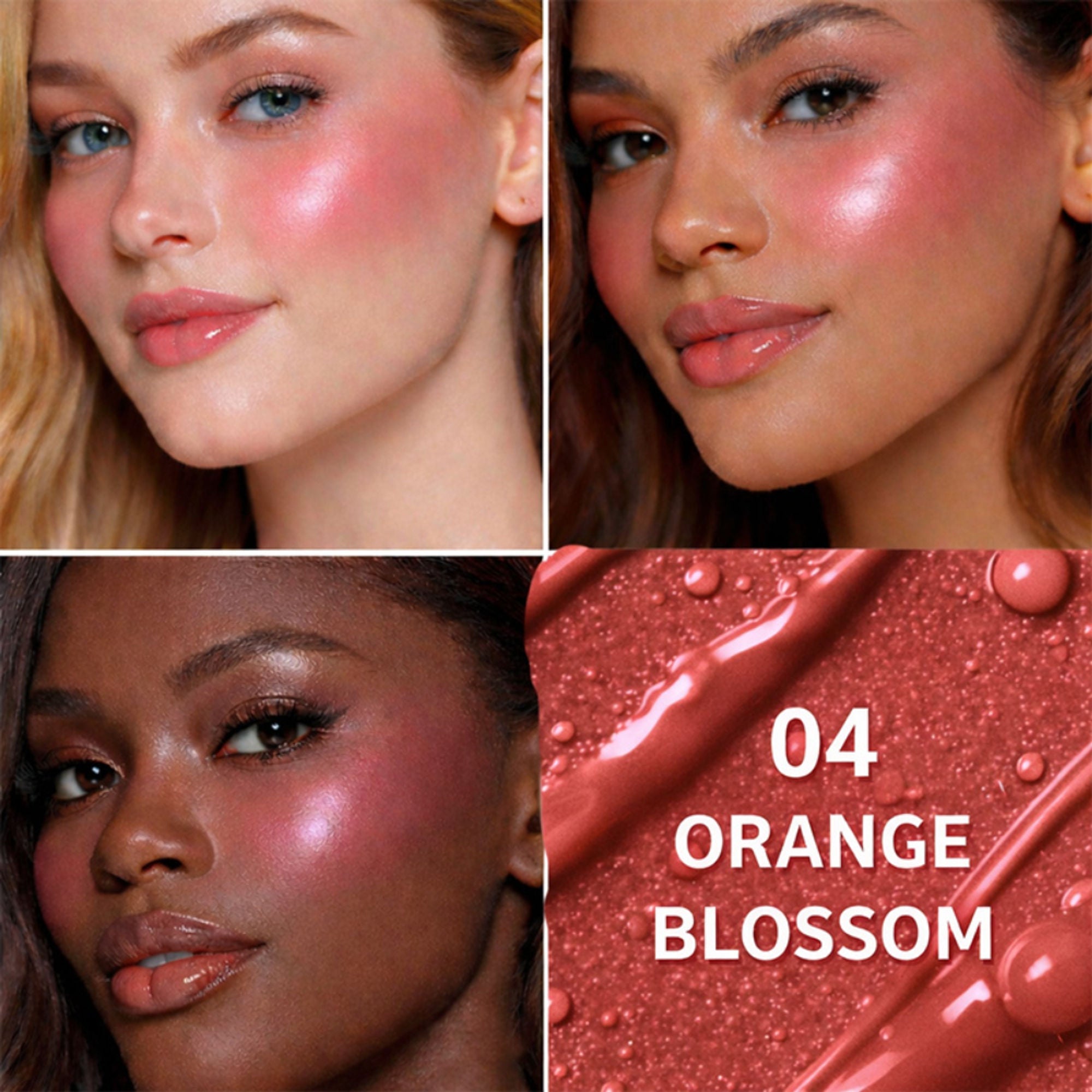 CUFFS N LASHES After Glow Liquid Blush - 04 Orange Blossom - Distacart
