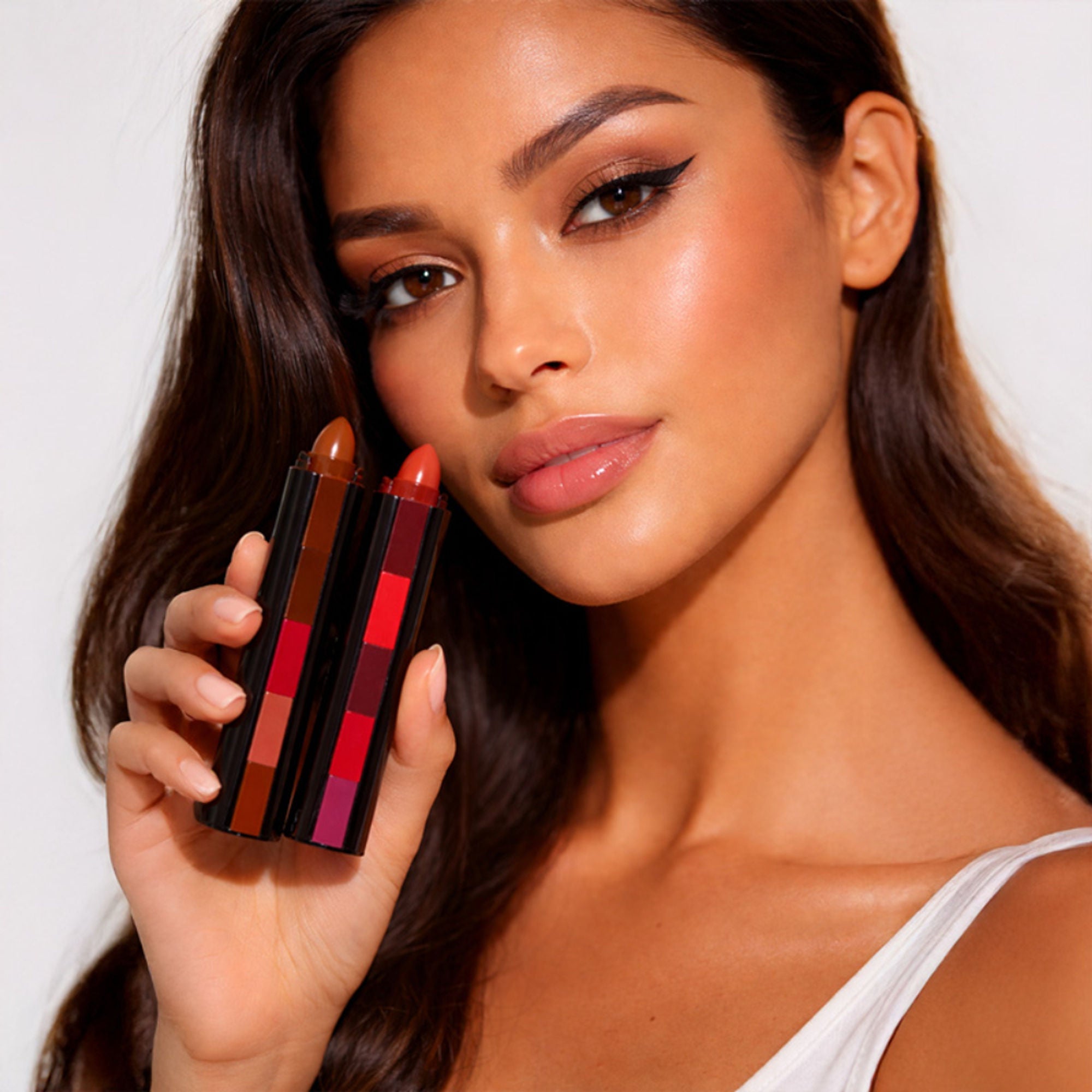 CUFFS N LASHES Penta 5 In 1 Matte Lipstick - 02 Nude - Distacart