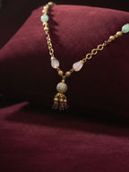 NVR Women Gold Plated Multicolour chain - Distacart