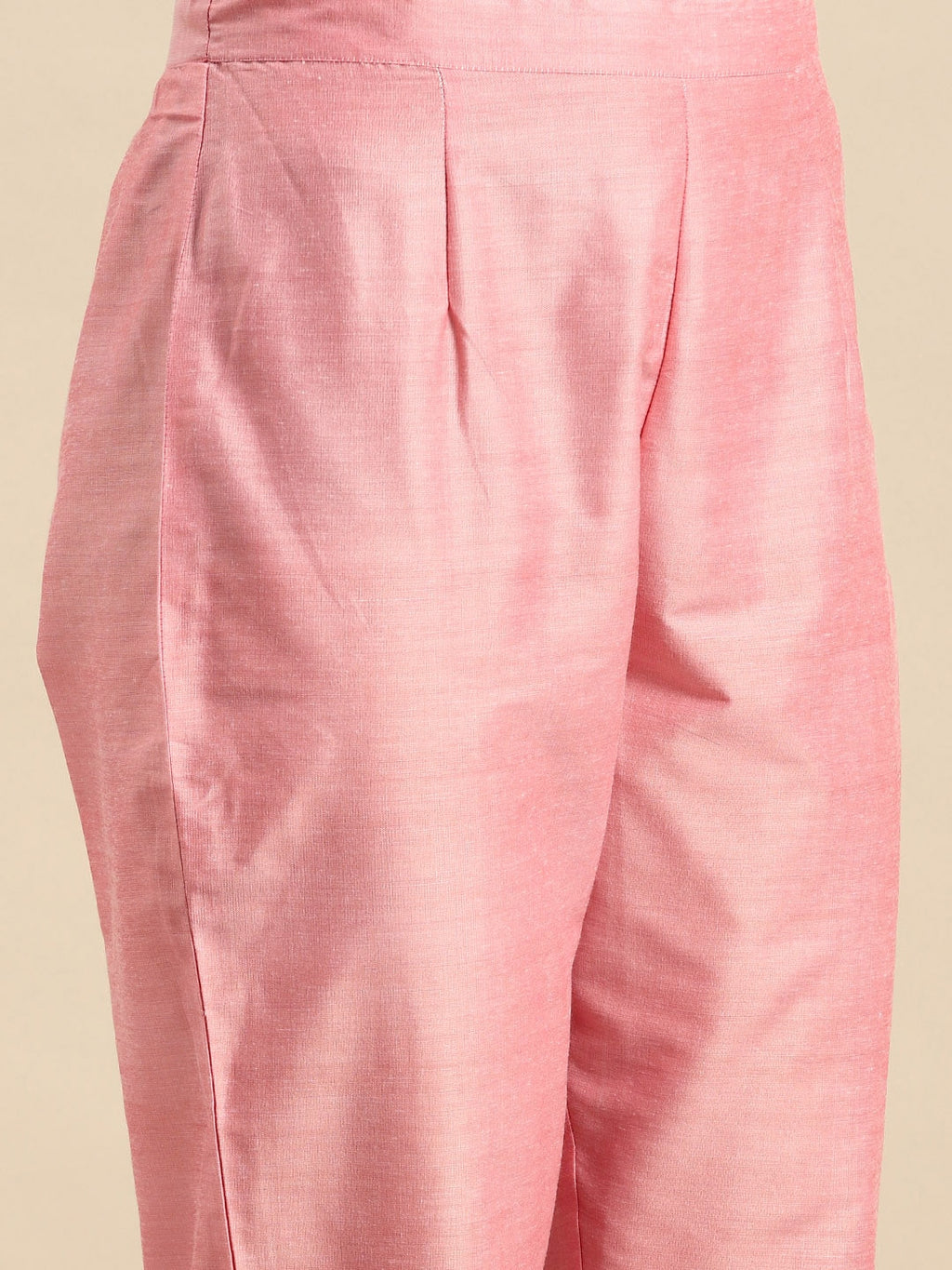 Sangria Floral Embroidered Sequinned Pure Cotton Kurta with Trousers & Dupatta