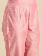 Sangria Floral Embroidered Sequinned Pure Cotton Kurta with Trousers & Dupatta