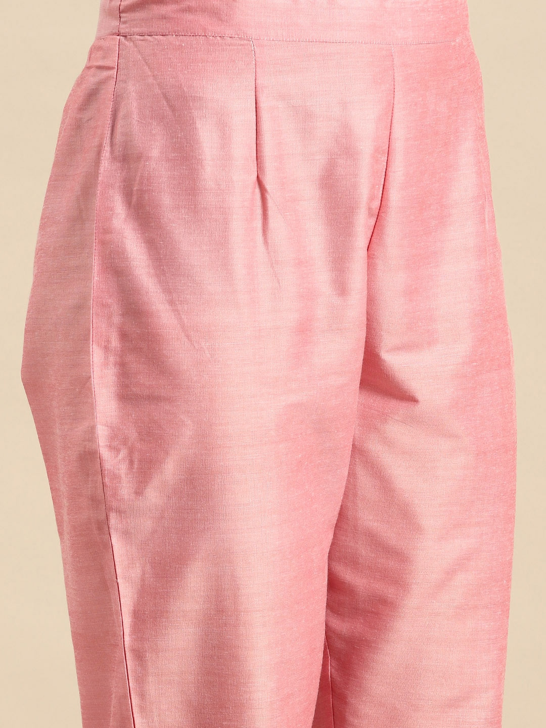 Sangria Floral Embroidered Sequinned Pure Cotton Kurta with Trousers & Dupatta