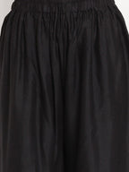 TAG 7 Women Black & Grey Set of 2 Flared Ethnic Palazzos