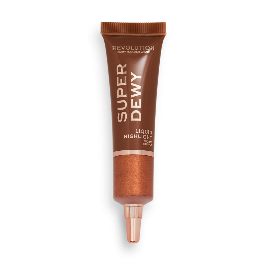 Makeup Revolution Superdewy Liquid Highlighter - Bronze Truffle - Distacart