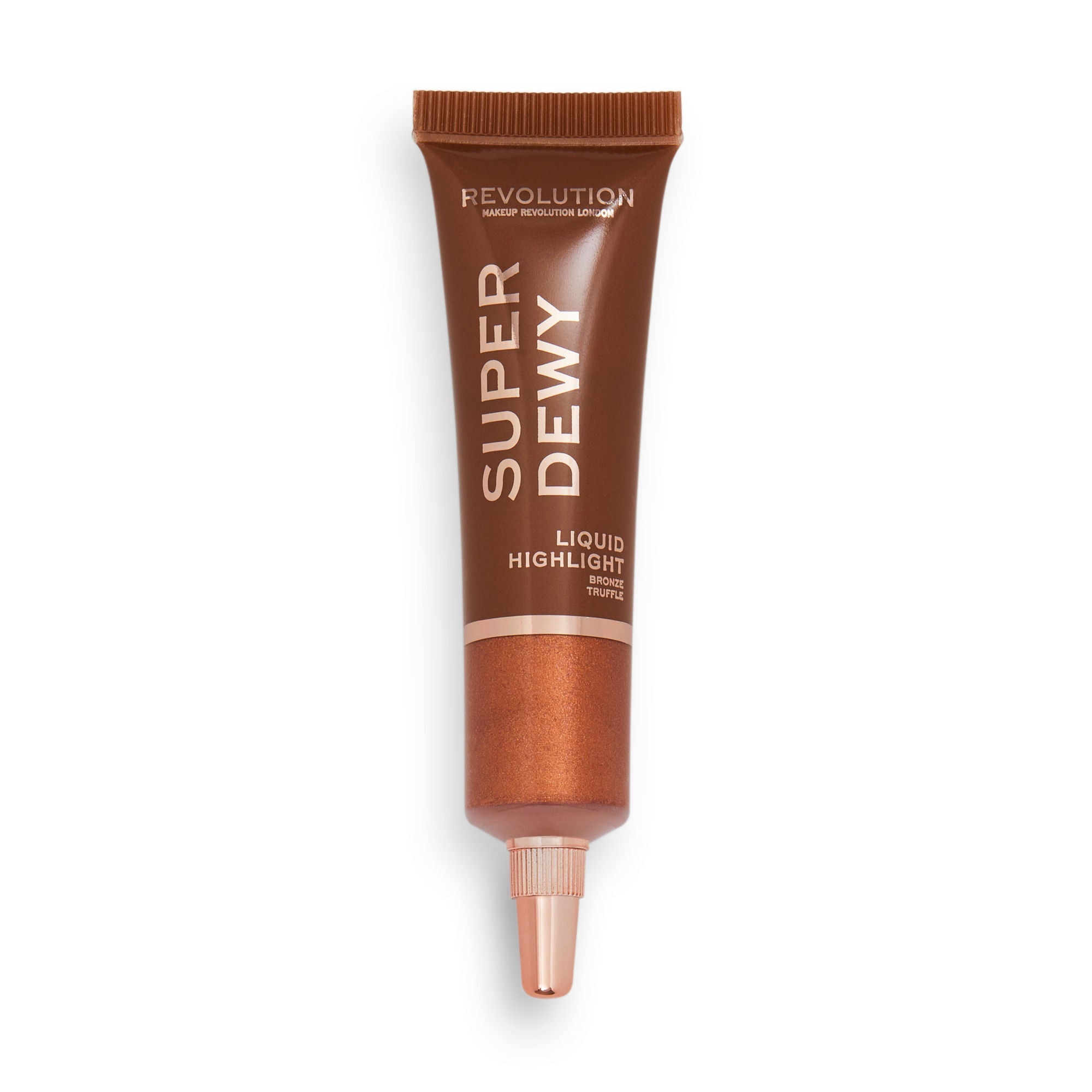 Makeup Revolution Superdewy Liquid Highlighter - Bronze Truffle - Distacart