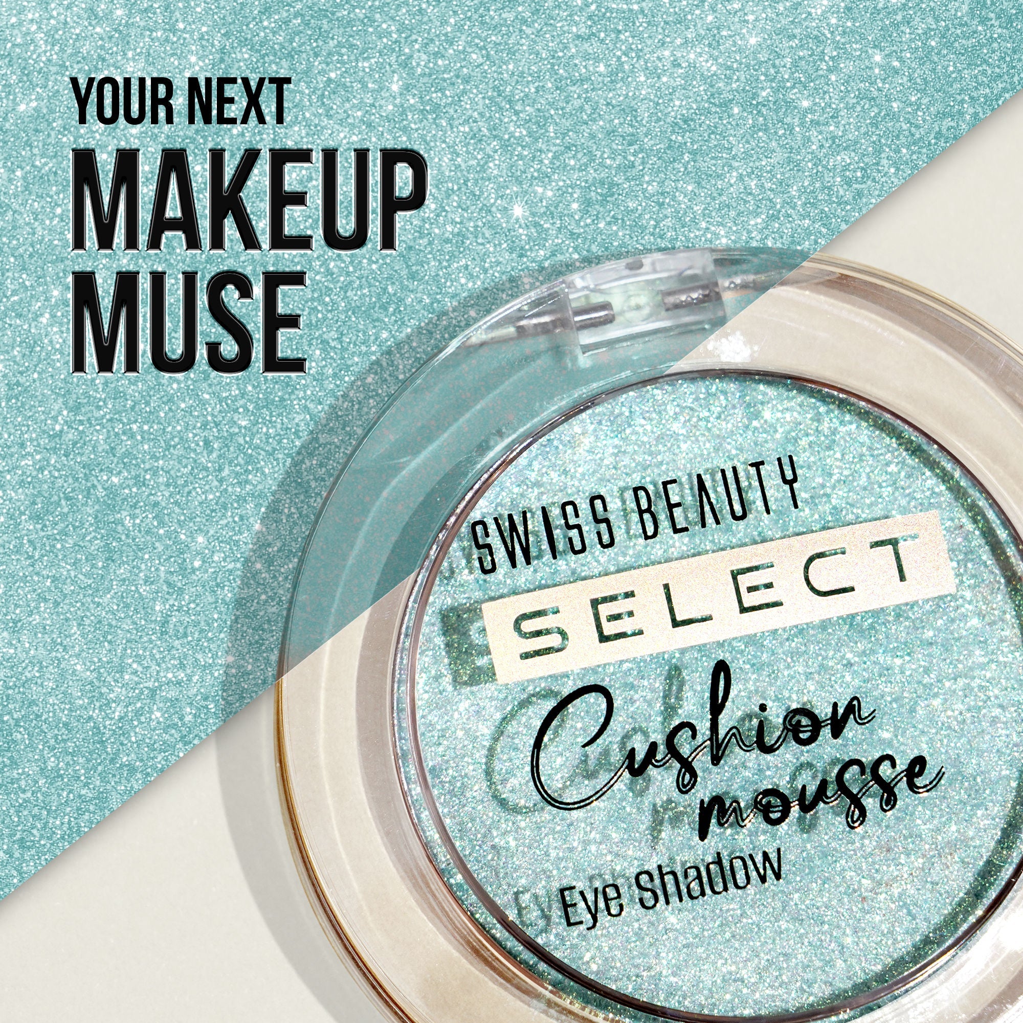 Swiss Beauty Select Cushion Mousse Eyeshadow - 3 Aurora Green - Distacart