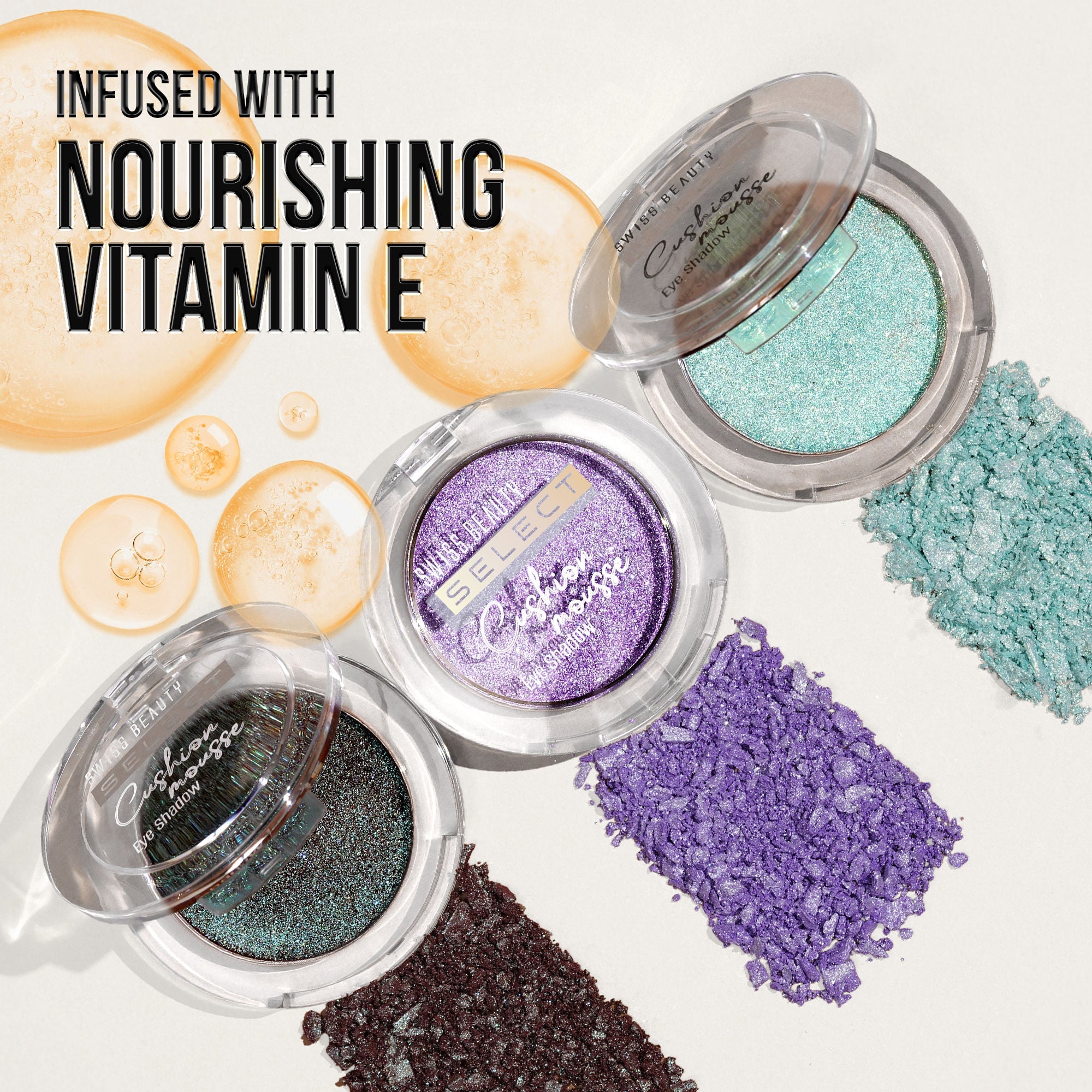 Swiss Beauty Select Cushion Mousse Eyeshadow - 4 Ultra Lilac - Distacart