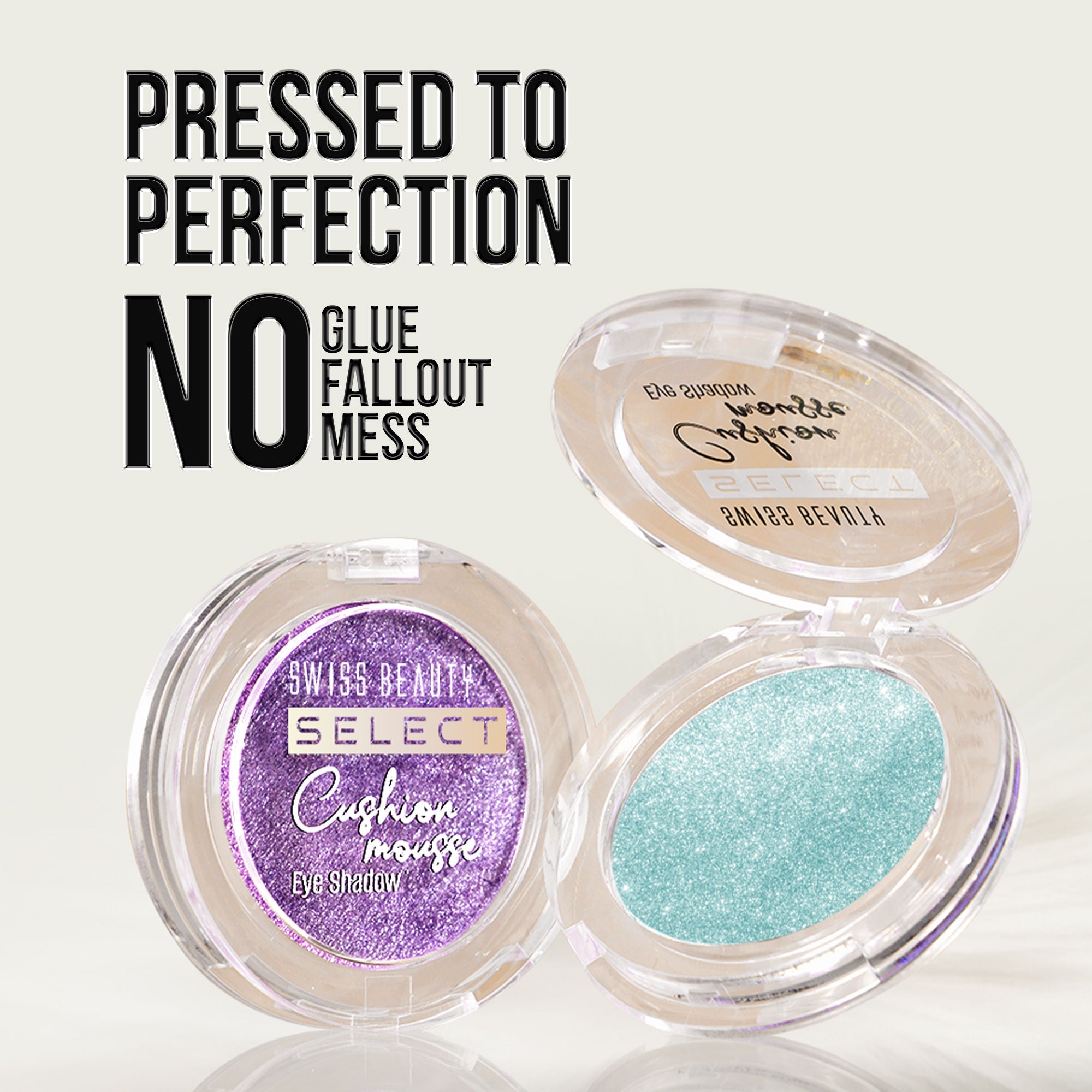 Swiss Beauty Select Cushion Mousse Eyeshadow - 4 Ultra Lilac - Distacart