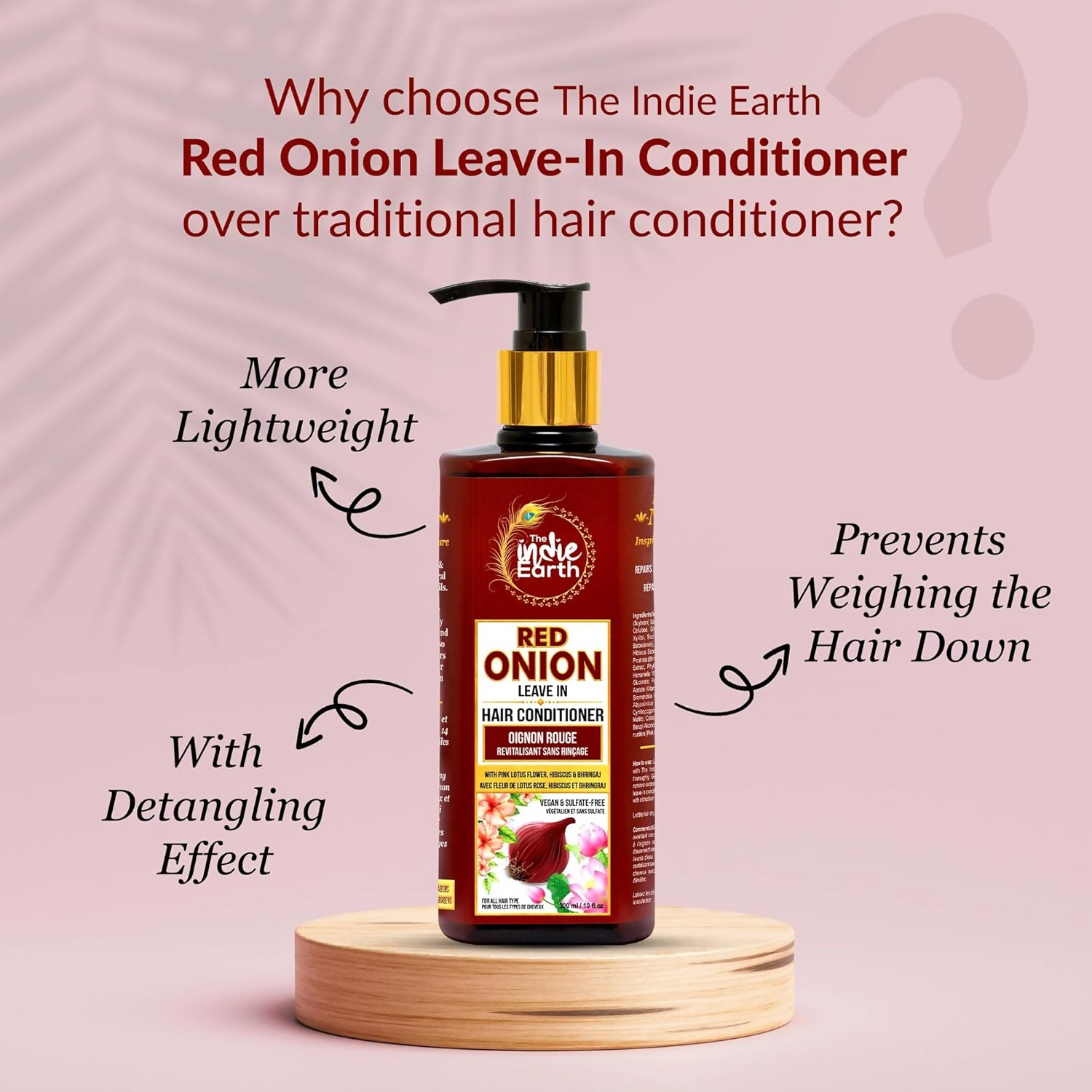 The Indie Earth Advanced Red Onion Hair Care Trio