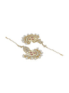 Shoshaa Gold-Plted Contemporary Chandbalis Earrings - Distacart