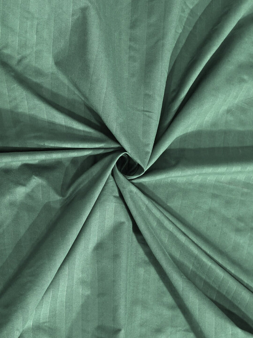 KLOTTHE Green Striped 210 TC Bedsheet with Pillow Covers - Distacart