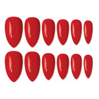 shills professional reusable press on nails almond spn636