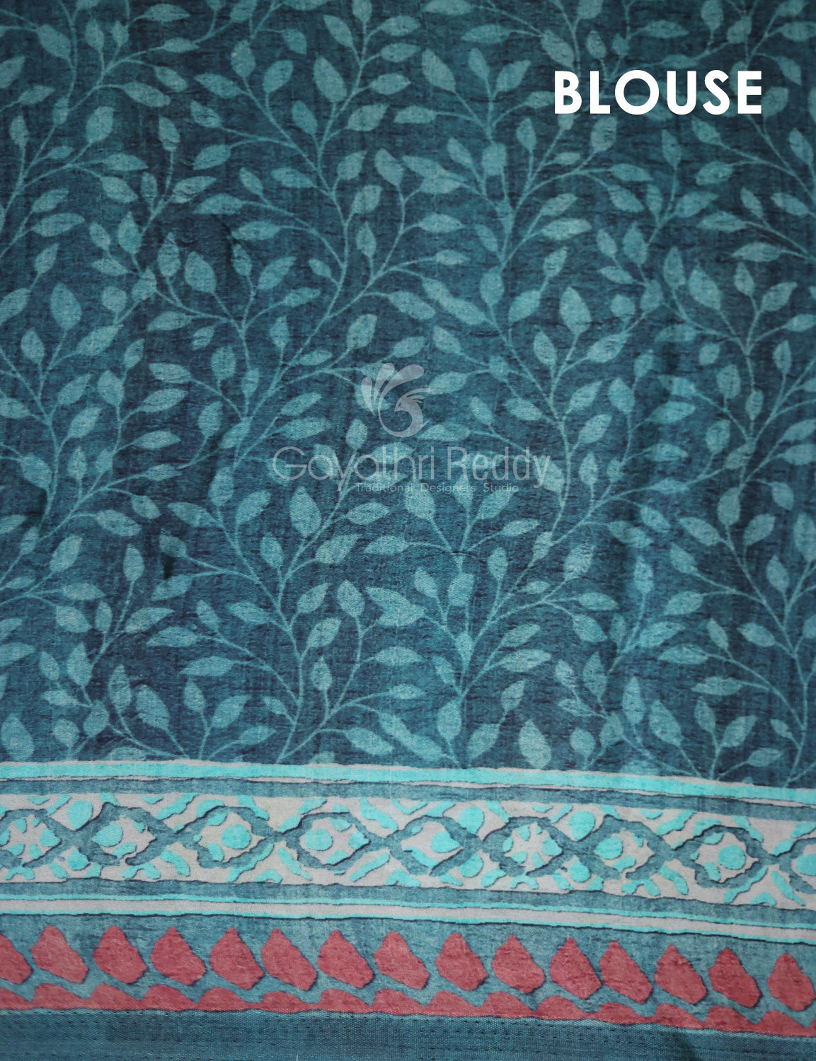 Peacock Blueish With Jaal Design Semi Crepe Silk Saree By Gayathri Reddy Designer Studio