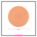 Miss Claire Lx051 Facial Scrubber Round - Peach - Distacart