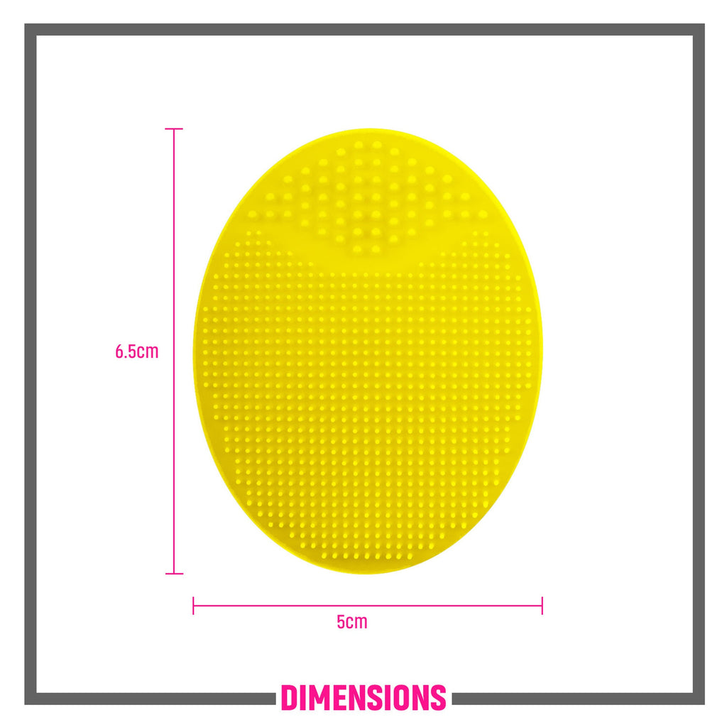 Miss Claire Lx042 Facial Scrubber Oval - Lemon - Distacart