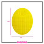 Miss Claire Lx042 Facial Scrubber Oval - Lemon - Distacart