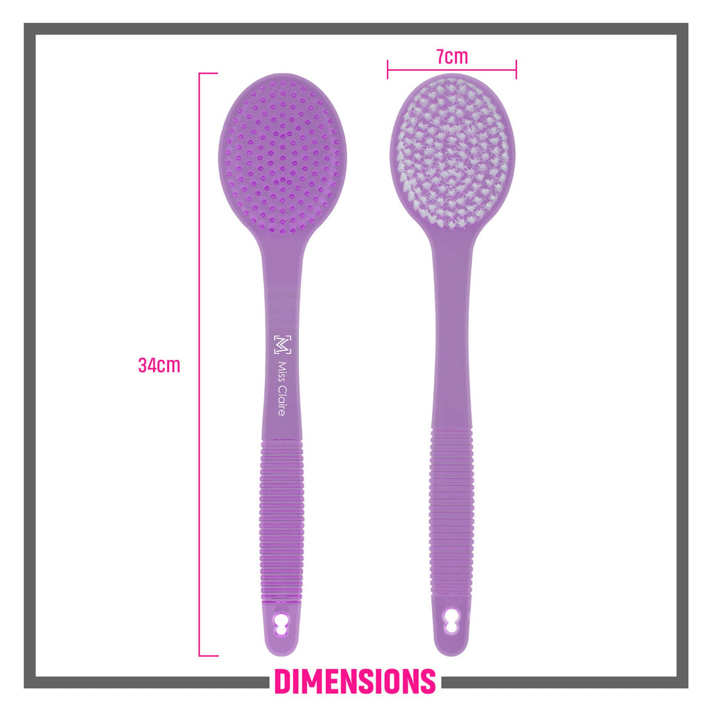 Miss Claire Lx008 Bath Brush - Purple - Distacart