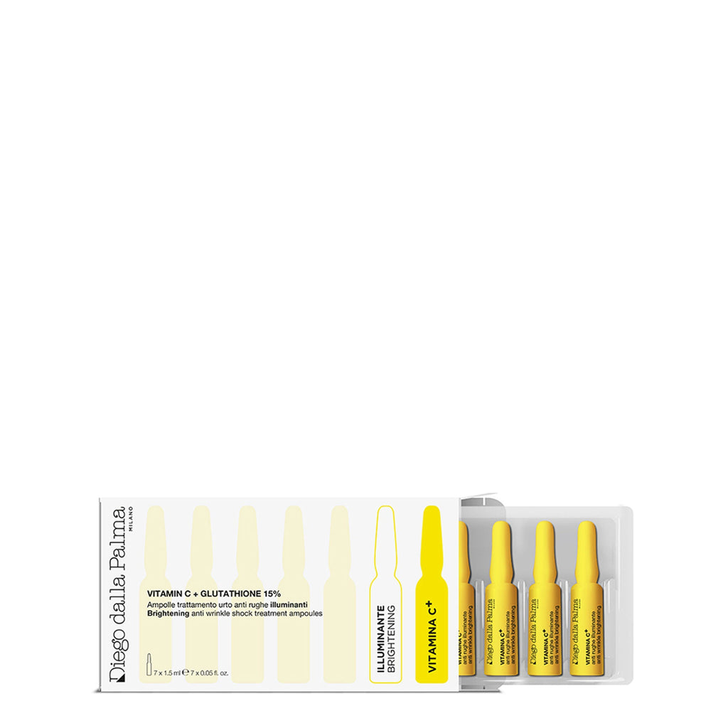 Diego dalla Palma Milano Vitamin C & Glutathione 15% Brightening Anti Wrinkle Treatment Ampoules