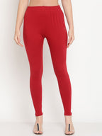 TAG 7 Women Pack Of 2 Solid Ankle-Length Leggings