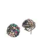 Shoshaa Multicoloured Circular Studs - Distacart