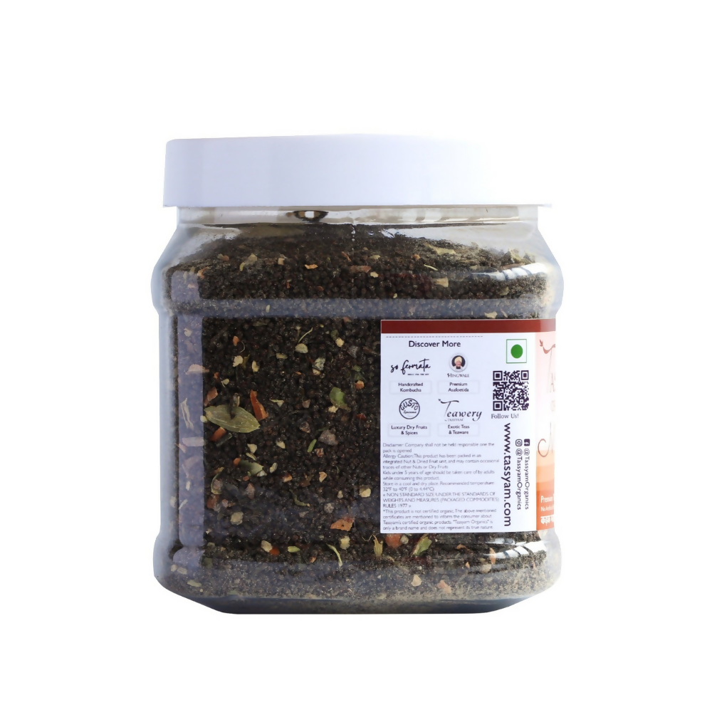 Tassyam Organics Strong Assam Masala Tea - Jar - Distacart