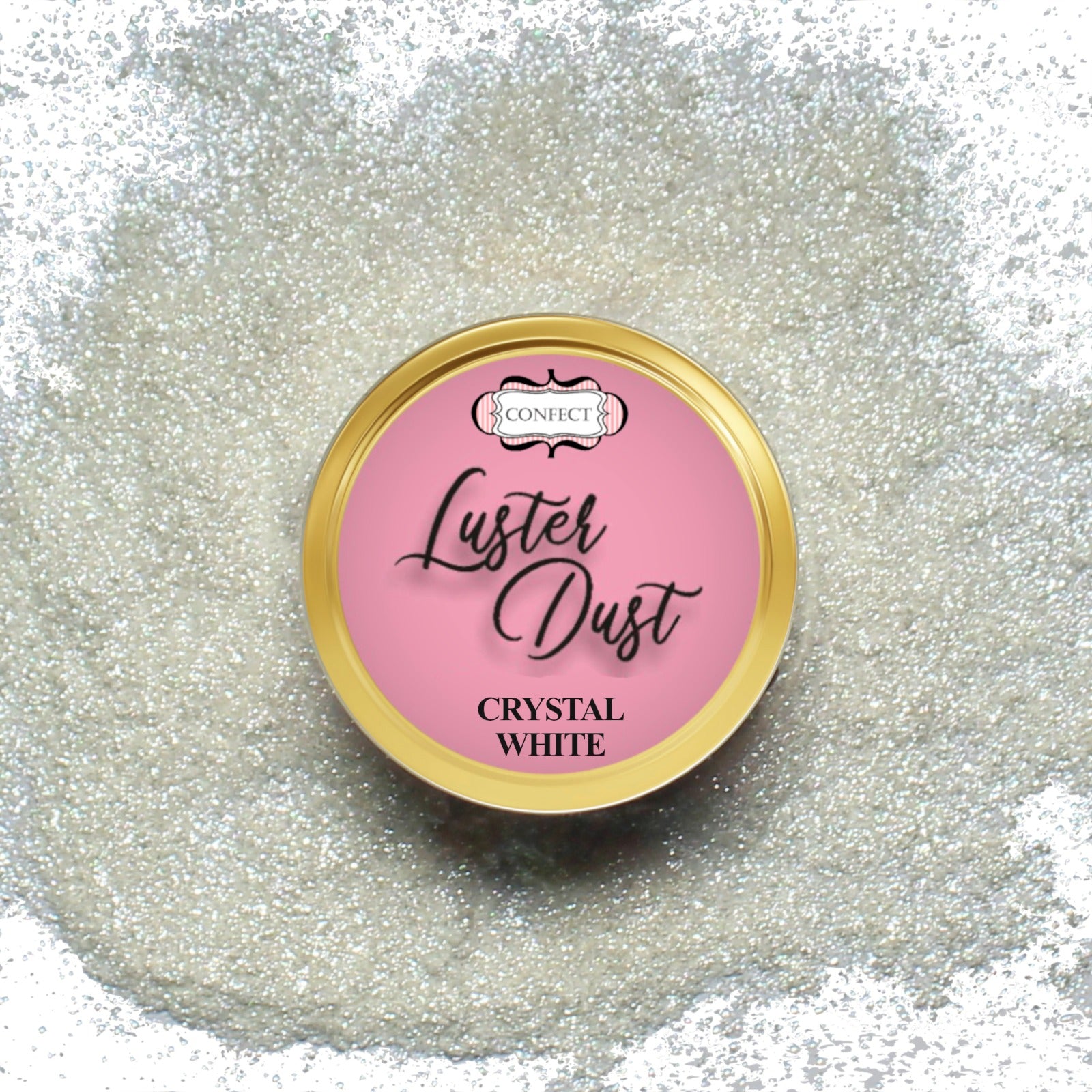 edible luster dust pack of 5 black white silver pink gold 25 gm