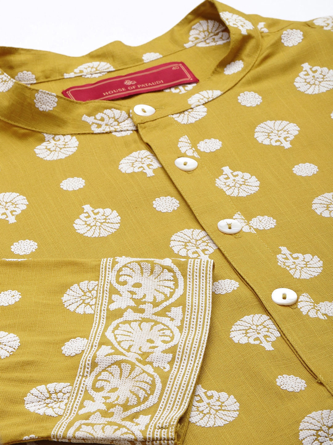 House of Pataudi Jashn Ethnic Motifs Printed Kurta