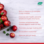 Joy Apple Face Wash For Skin Softening Dead Skin Removal & Exfoliation